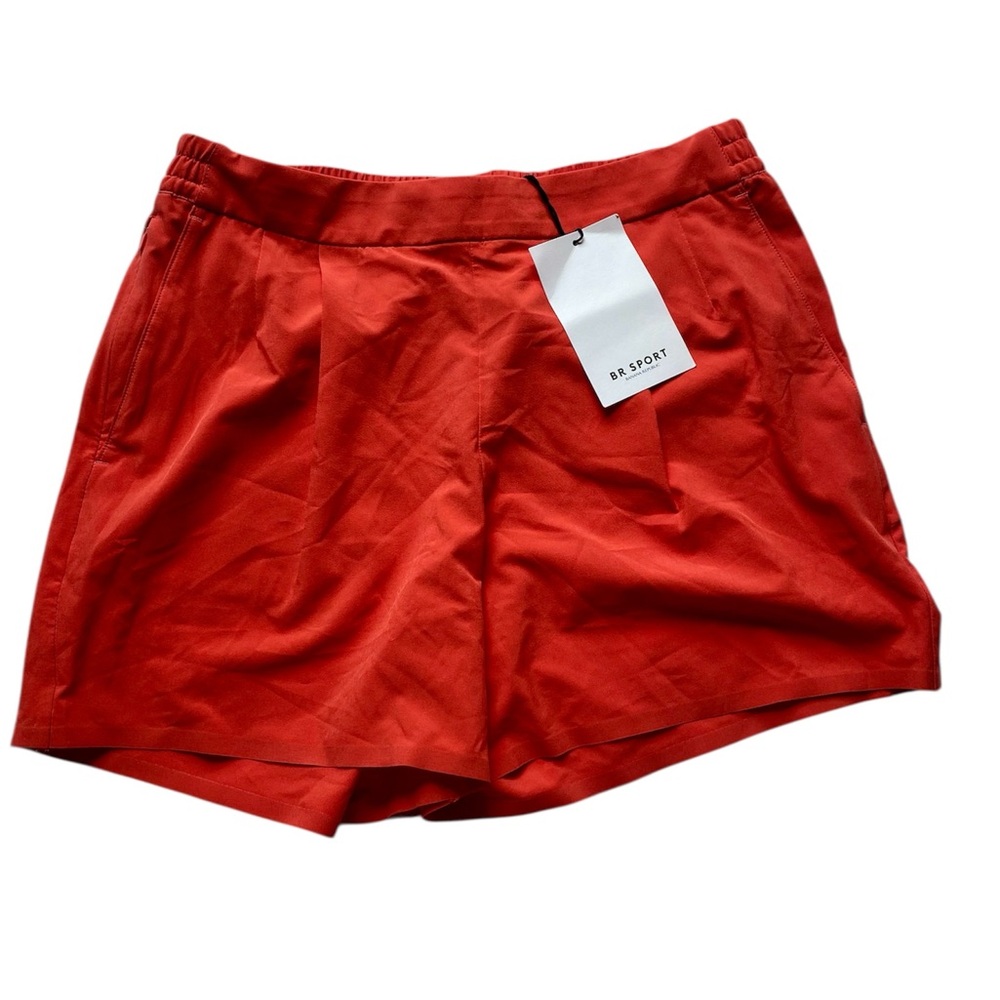 Banana Republic Red Athletic Shorts Lightweight Elastic Waist